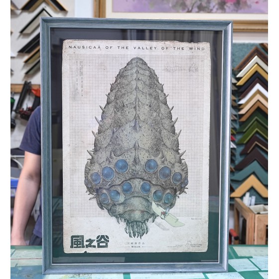 風之谷限量版王蟲圖鑑用框